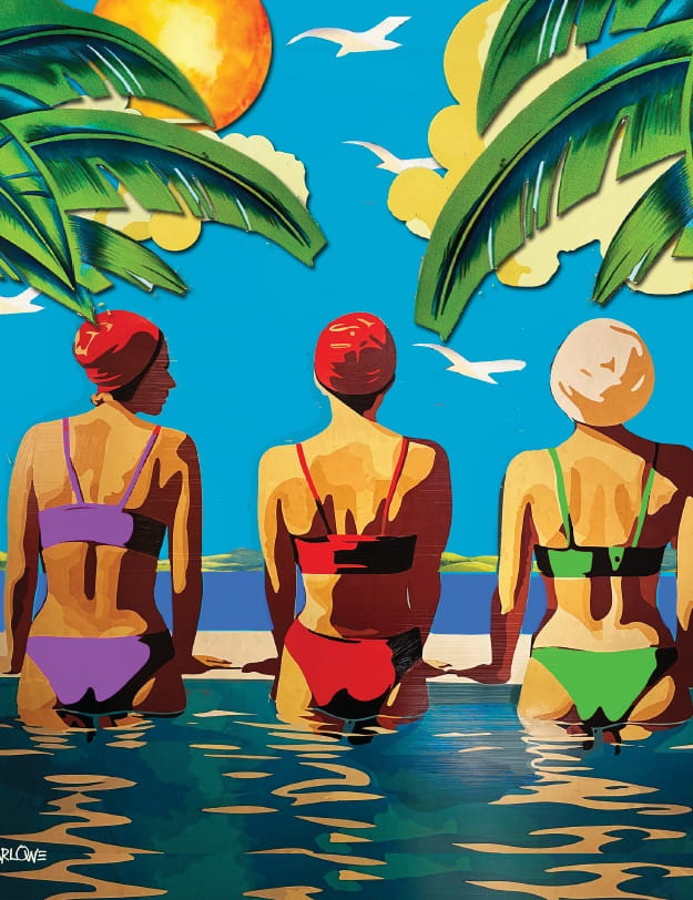 WADING LADIES 36